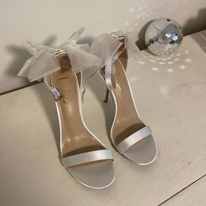 Never been worn brand new bridal shoes for rehearsal dinner or bridal shower